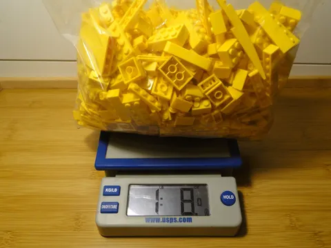 Lego Yellow Parts Pieces Bricks Plates Lot