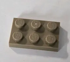 LEGO Parts - Dark Tan Plate 2 x 3 - No 3021