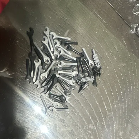 LEGO Minifigure Tool & Accessory Bulk Lot Black Silver Wrenches Polybag