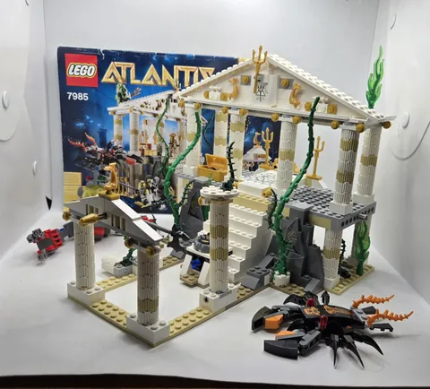 LEGO Atlantis: City of Atlantis (7985) Manual Included - Incomplete No Minifigs