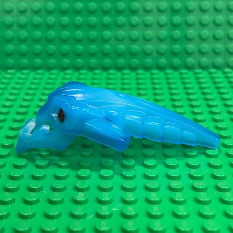 Lego Bionicle Head Barraki Takadox w/ Marbled Trans-Dark Blue Pattern 57551pb01