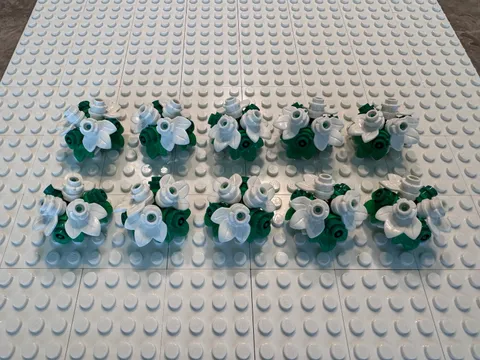 LEGO Winter Village Snow Capped Bushes (10) Lunar New Year Ice Festival 80109