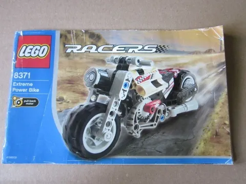 Lego Building Instructions Instruction Racers 8371 Extreme Power Bike