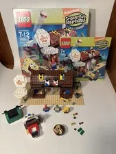 LEGO Spongebob KRUSTY KRAB 3825 - 100% Complete w/ Box & Manual