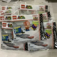 LEGO SUPER MARIO 30702 Mario Kart Toad Pit Crew Poly Bag LOT OF 10