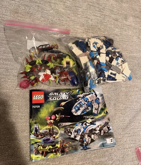 LEGO Galaxy Squad 70709 Bricks & Pieces Bulk Lot w/ Instructions, Bagged.