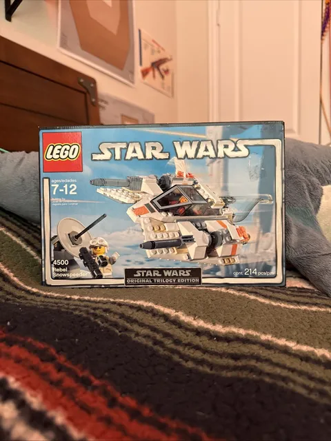 LEGO Star Wars: Rebel Snowspeeder (4500) NISB, Vintage Black Box Version