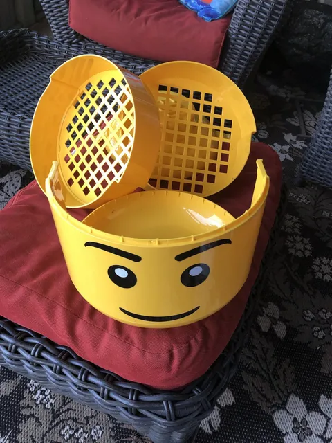 Lego Extra Large Head Storage, Sort And Store Case Complete 12” 2 Trays + Handle
