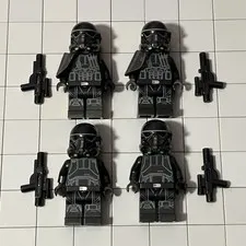 Imperial Death Trooper Black Stormtrooper Star Wars : sw0807 Lot Of 4 E9 60