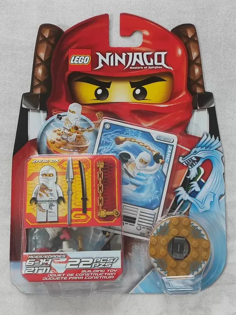 Genuine LEGO 2171 Ninjago Spinners Zane DX Minifigs - Brand New & Sealed！
