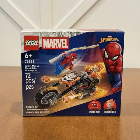 LEGO Marvel 76335 Spider-Man vs Ghost Rider Motorcycle NEW Sealed