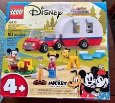 LEGO 10777 Mickey and Minnie's Camping Trip, 4+, RETIRED SET - NIB, HTF