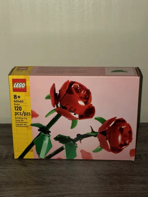 LEGO Roses 40460 Building Toy Set 120 Pieces New Sealed Valentine’s Gift