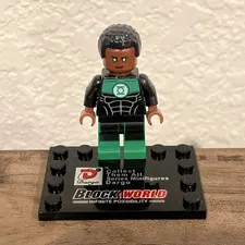 ✅LEGO DC SuperHeroes Green Lantern John Stewart RARE AUTHENTIC Minifig READ DESC