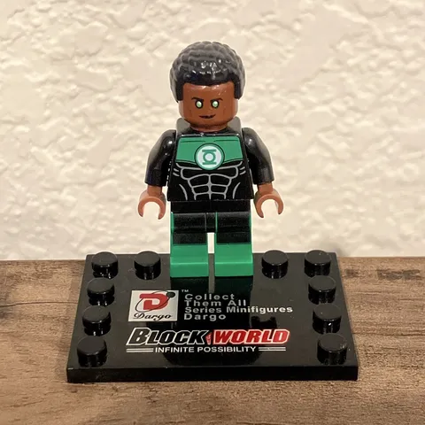 ✅LEGO DC SuperHeroes Green Lantern John Stewart RARE AUTHENTIC Minifig READ DESC