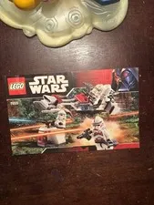 LEGO Star Wars Clone Troopers Battle Pack 7655 Illustrated English Manual Bookl…