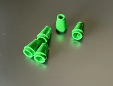 Lego Parts 4589 Lot 5 Piece Cone 1x1 Smooth No Groove Bright Green