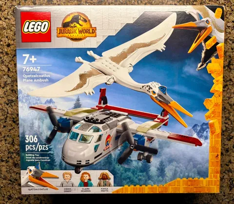 New Lego 76947 Jurassic World Quetzalcoatlus Plane Ambush 2022 Retired