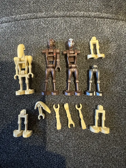 LEGO Commando And Battle Droid  Minifigures Full And Piece Lot 75012