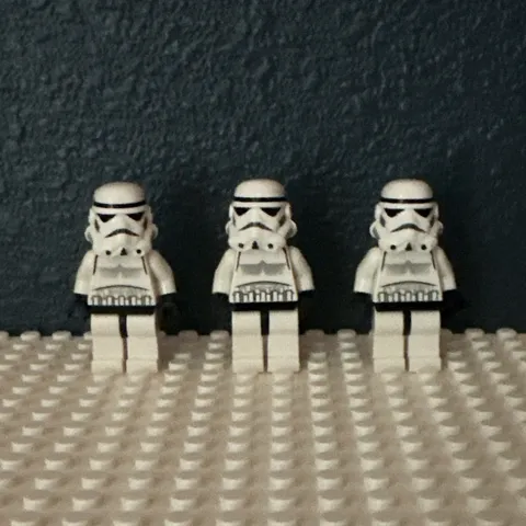 LEGO Star Wars Stormtrooper Minifigures Lot of 3; Galactic Empire
