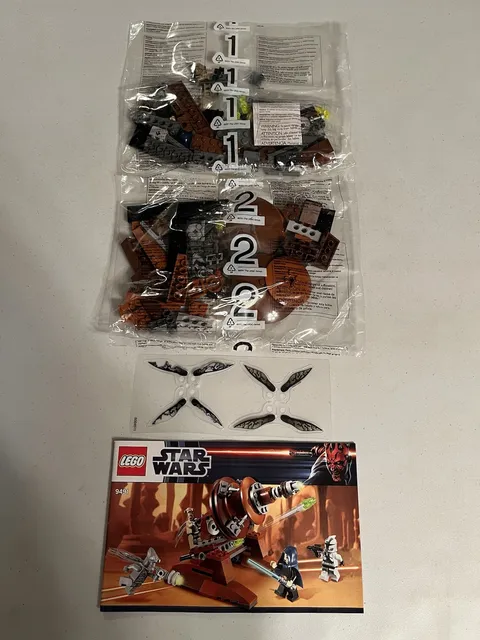 LEGO Star Wars 9491 Geonosian Cannon New Sealed Bags No Gree Minifigure or Box 