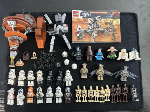 Lego Star Wars Lot, 33 Minifigures, 2 Sets. All Complete, Vintage, Misc Items
