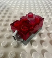 LEGO Electric, Light Brick 2x3x1 1/3 w Trans-Red Top and Red LED Light 54930c01