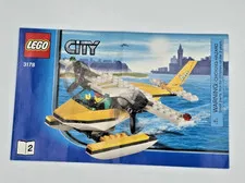 LEGO City 3178 SeaPlane Instruction Manual Book 2 Only No Bricks 2010