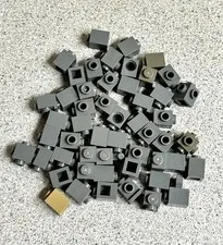 Genuine Lego 52 Pieces Bluish Gray Brick 1x1 Bulk Building Parts 3005 Mixed