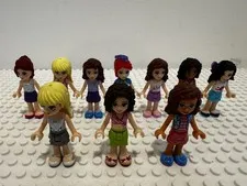 (10) LEGO Friends Girl Minifigure Lot- #3