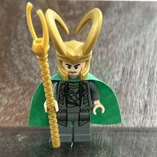 LEGO Loki Minifigure Avengers/Thor. Rare Adult Owned