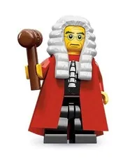 LEGO Judge Minifigure 71000 Series 9 New Sealed