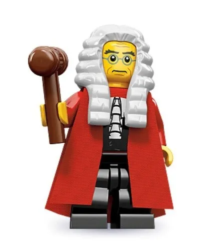 LEGO Judge Minifigure 71000 Series 9 New Sealed