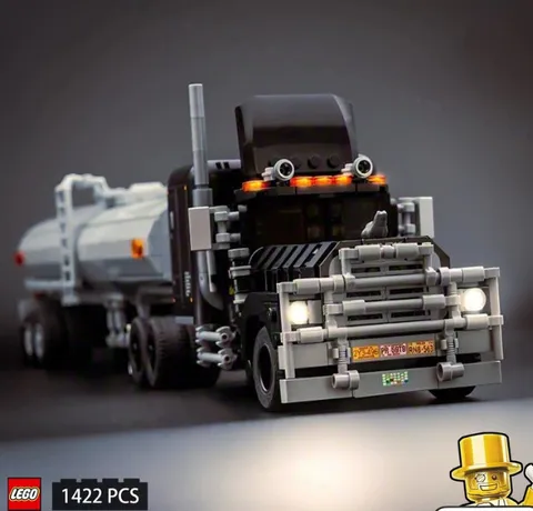 MOC LEGO BulldogMack canned truck parts package, 1422 Pieces