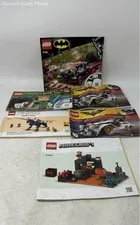 Lot Of 6 Pcs Lego Multicolor Various Mixed Instruction Manual Books