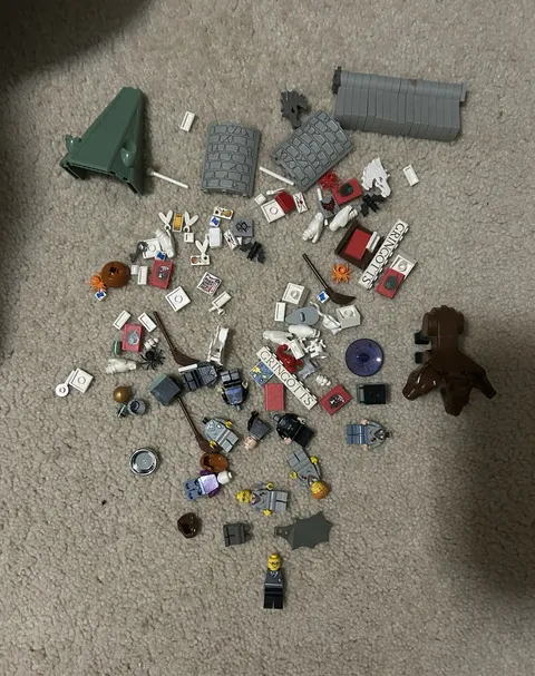 LEGO Lot Mixed Bricks Pieces & Parts, special parts and figures, Harry Potter