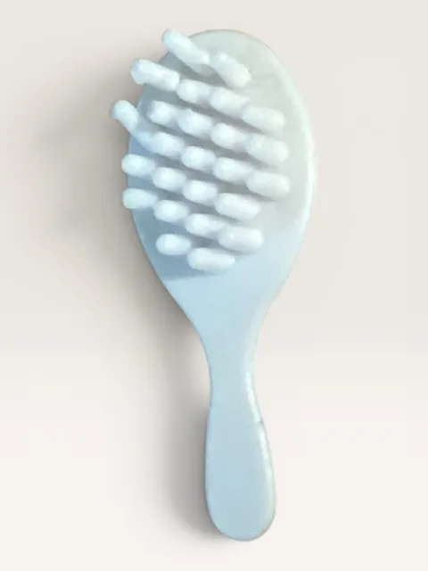 SuperStar Barbie Vintage WHITE Brush LOL OMG Clone Bratz Fashion Hairbrush Blue