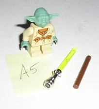 Lego Star Wars YODA (Sand Green) Jedi Master Minifigure 4502 7103 7260 *A5*