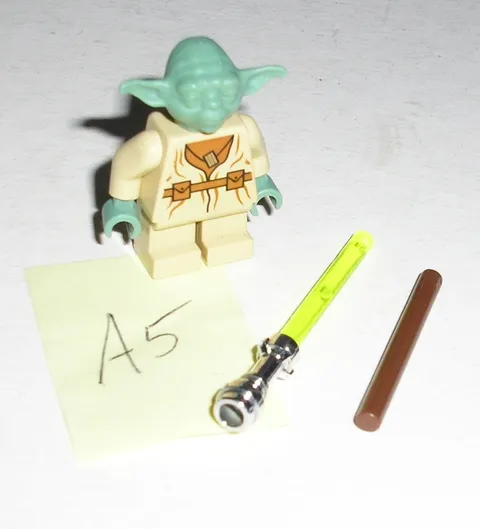 Lego Star Wars YODA (Sand Green) Jedi Master Minifigure 4502 7103 7260 *A5*