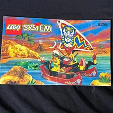 LEGO System Wave Jump Racers 6256 Illustrated Manual Booklet, English, 1994