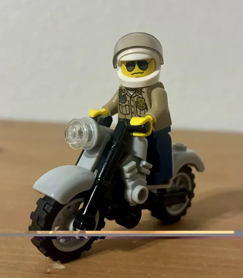 LEGO City Forest Police Minifigure + Motorcycle Cty0276