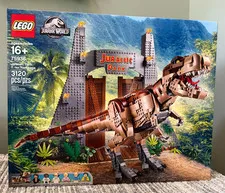 LEGO JURASSIC WORLD 75936 Jurassic Park: T. rex Rampage NISB Shipped DBL Boxed