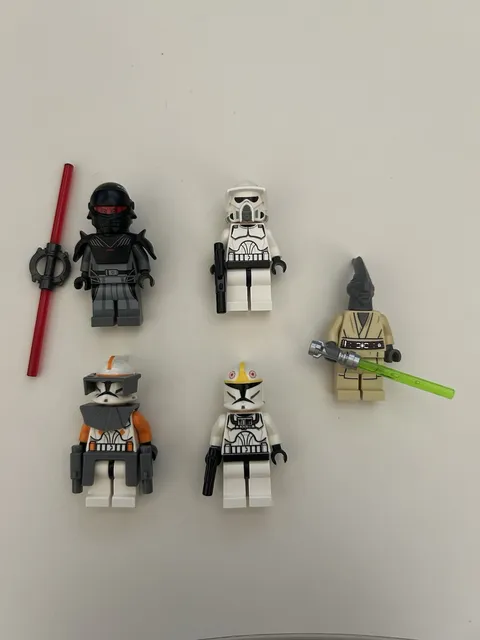 LEGO Star Wars Minifigure Lot: Coleman Trebor, Commander Cody, Grand Inquisitor