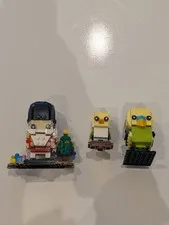 LEGO BrickHeadz 40425 Nutcracker (Christmas) and 40443 pet budgie & chick Retire