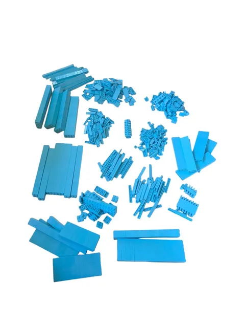 +600 Lego Light Blue Pieces Bundle Lot #2