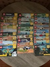 Bulk Lot Of 26 LEGO Creator Instruction Manuals /Booklets