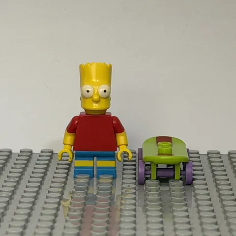 LEGO Simpsons Series 1 BART SIMPSON Minifigure 71005 Genuine Complete
