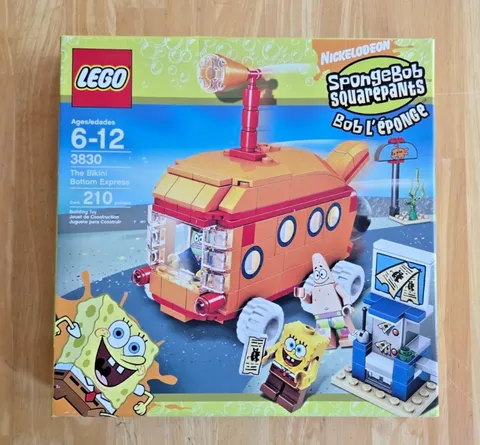 Lego 3830 SpongeBob SquarePants "BIKINI BOTTOM EXPRESS" New Sealed Box Retired