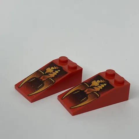 Lego 30363 Red Replacement Add-on Pieces Parts Lot of 2