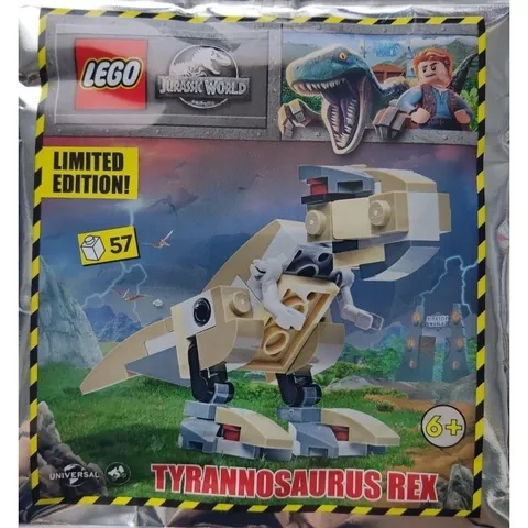 Lego Jurassic World Tyrannosaurus rex foil pack 122218